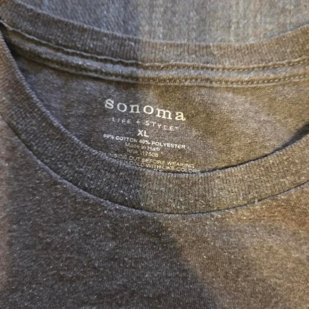 Sonoma Graphic T-Shirt Mens XL Gray Speed O'Matic Custom Workwear Good - Picture 3 of 3